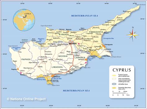 Where Is Cyprus Map