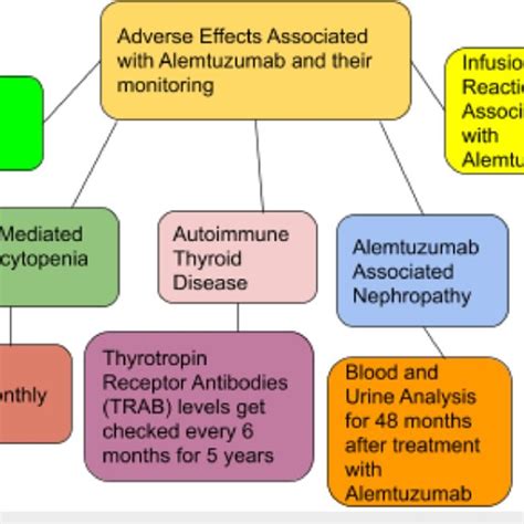 Adverse effects associated with alemtuzumab and their monitoring CBC ...