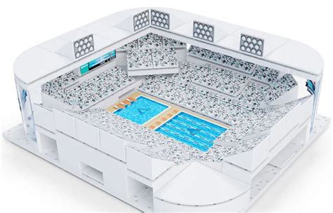 Stadium Scale Model - Architectural Models Making