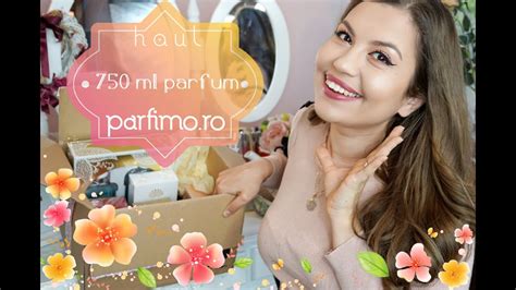 HAUL - 750 ML de PARFUM !!! WOW -- parfimo.ro - YouTube