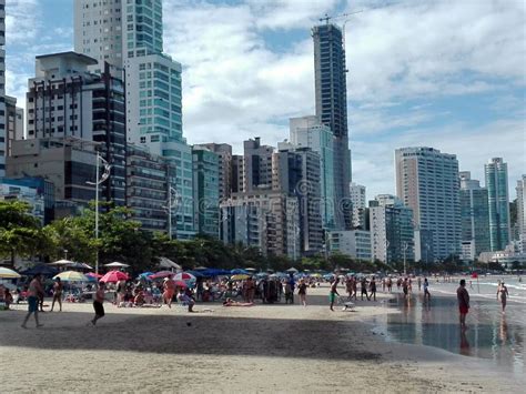 Camboriu beach brazil editorial stock photo. Image of beach - 109597703