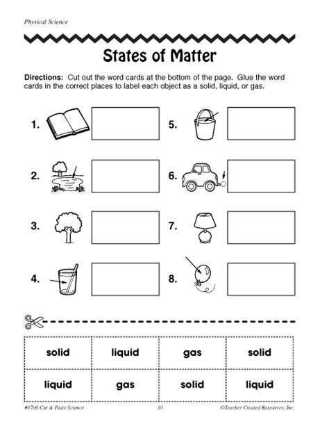 Third Grade Matter Science Worksheets For Grade 3 - Worksheet Now