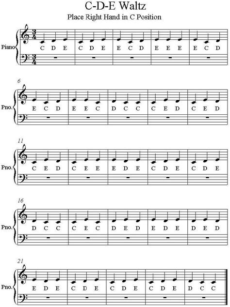 Image result for beginner piano music | Piano exercises, Beginner piano ...