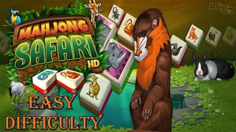 Pogo Games: Mahjong Safari HD - Easy Difficulty - YouTube