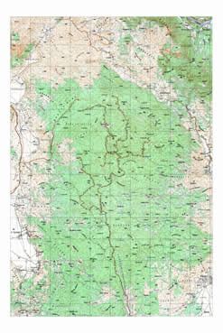 Topografska Karta 1:25000 Nevesinje