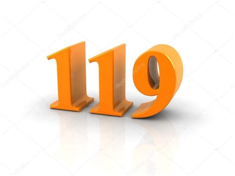 Number 119 Stock Photo by ©Elenven 67550741