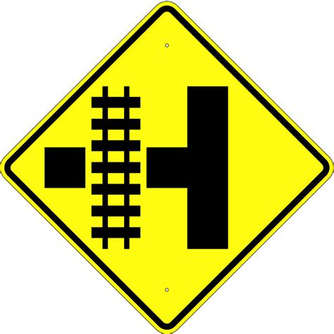 Railroad Crossing Intersection Symbol Sign – U.S. Signs and Safety