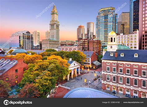 Boston, Massachusetts, USA Downtown Skyline Stock Photo by ©sepavone ...