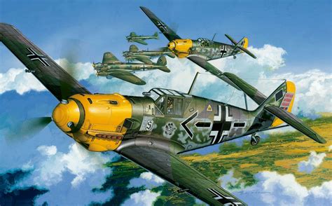 Messerschmitt, Messerschmitt Bf 109, Luftwaffe, Aircraft, Military ...