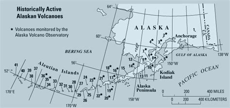 Historically Active Volcanoes in Alaska--A Quick Reference, USGS ...