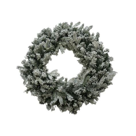 Get Flocked Fraser Fir Wreath in MI at English Gardens Nurseries ...