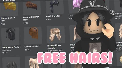 HOW TO GET FREE HAIR ON ROBLOX!! | 2022 Still Works - YouTube