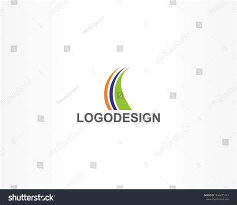 Curve Vector Logo Design Template Stock Vector (Royalty Free ...