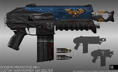 ArtStation - Custom Warhammer 40k Bolter