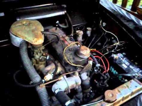 Humber Hawk's engine - YouTube