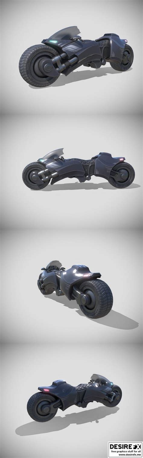 Desire FX 3d models | Sci Fi Motorbike – 3D Model