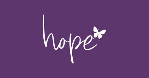 Hope with butterfly - Motivational Words - T-Shirt | TeePublic