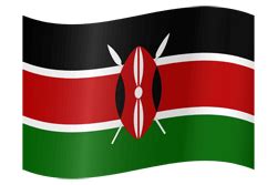 Kenya flag vector - Country flags