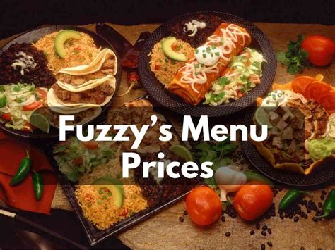 Fuzzy’s Menu Prices 2023 (Tacos, Burritos, Nachos Mexican Plates ...