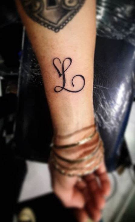 Letter L Tattoo