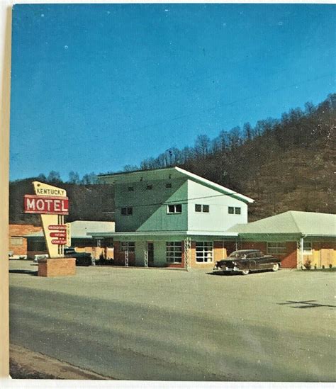 Vintage Postcard Kentucky Motel, Inc., Prestonsburg, Kentucky c 1950s ...