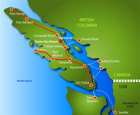 Campbell River Map Vancouver Island - Valry Jacinthe