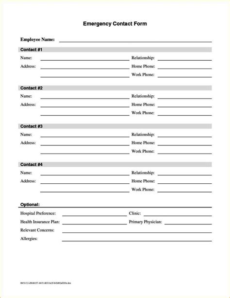 Contact Form Template Word - SampleTemplatess - SampleTemplatess