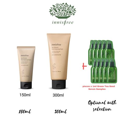 Innisfree Jeju Volcanic Pore Cleansing Foam 150ml /300ml – Treeskin