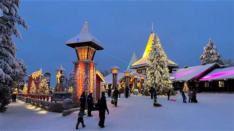 Christmas: Santa Claus Village 🦌🎅🎄 Rovaniemi Lapland Finland Arctic ...