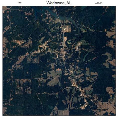 Aerial Photography Map of Wedowee, AL Alabama