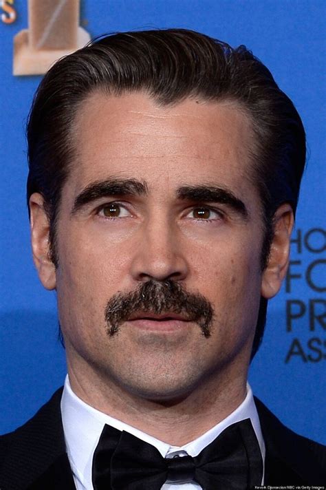 Colin Farrell's Golden Globes Moustache Stole The Show | HuffPost Style