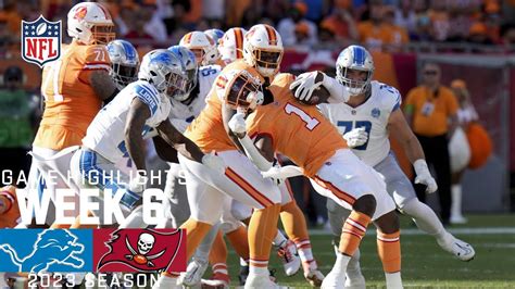 Detroit Lions vs. Tampa Bay Buccaneers | 2023 Week 6 Game Highlights ...