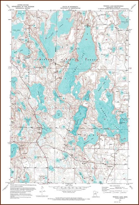 Topographic Maps Of Minnesota Lakes - Map : Resume Examples #N48mWWVKyz