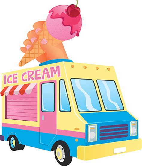 Ice Cream Truck SVG, Ice Cream Car Svg, Ice Cream Truck Clipart, Ice ...