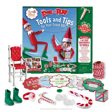 Buy Official Elf on The Shelf Scout Elves at Play 24 Day Kit 2023 to ...