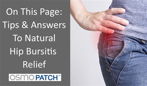 Hip Bursitis Treatment and Natural Remedies | OSMO Patch UK