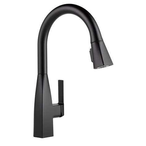 Peerless Xander Single-Handle Pull-Down Sprayer Kitchen Faucet in Matte ...