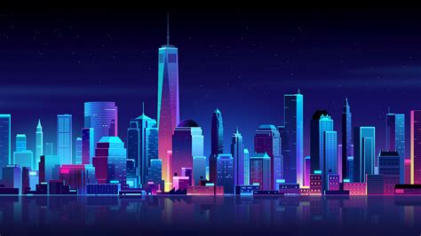 Neon Retro City Wallpapers - Wallpaper Cave