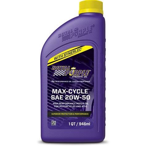 Royal Purple Max-Cycle 20W-50 Synthetic Motorcycle Oil