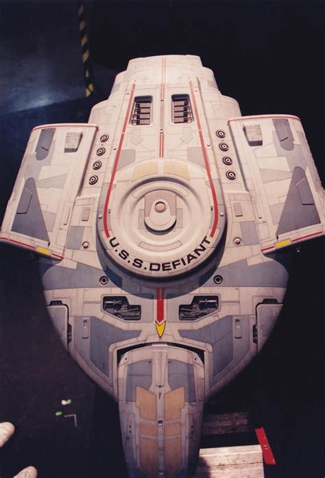 USS Defiant actual studio model #startrek #deepspacenine # ...