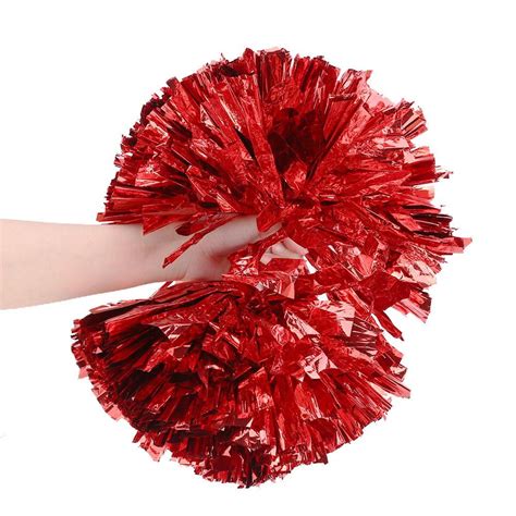 OTVIAP 6 Colors Cheerleader Pom Poms Squad Cheer Sports Party Dance ...