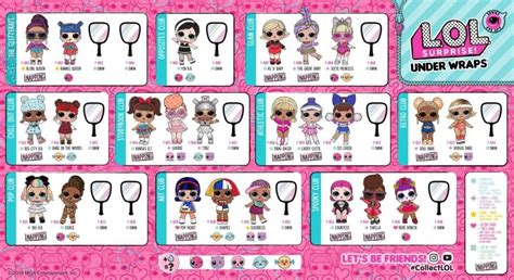 LOL Surprise Under Wraps Series 4 Eye Spy Guide - Lotta LOL | Lol dolls ...