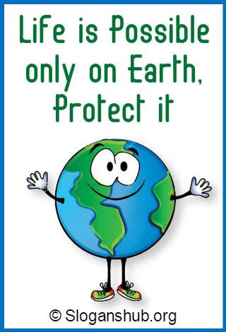 Slogan About Save Earth – Lukisan