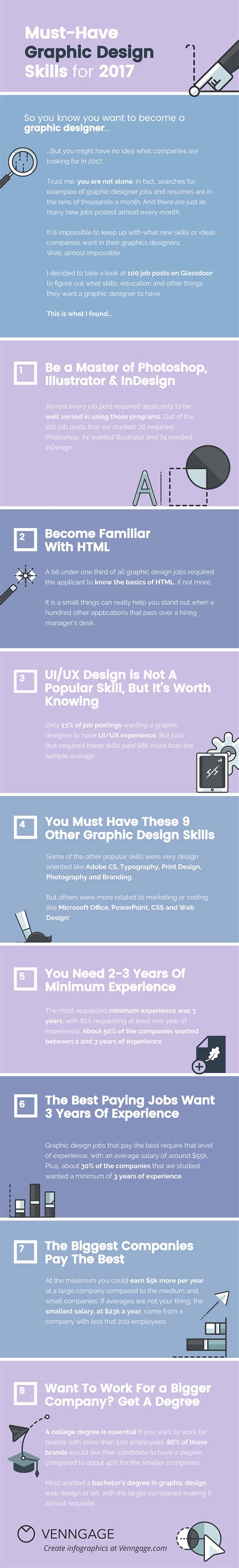 12 Graphic Design Skills You Need To Be Hired [Infographic] - Venngage