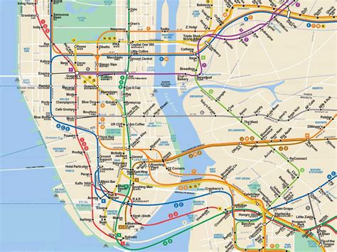 NYC SUBWAY MAP - Map of africa