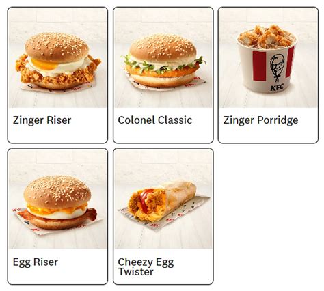 Menu KFC Breakfast Malaysia 2023 (Update Price List & Pict)