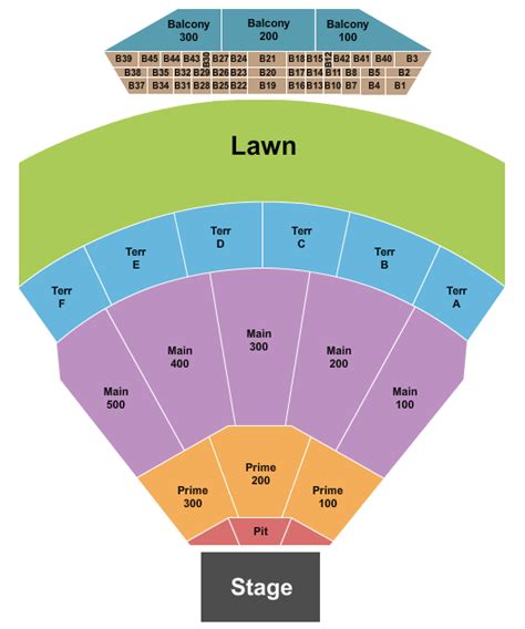 Td Pavilion At The Mann Seating Chart