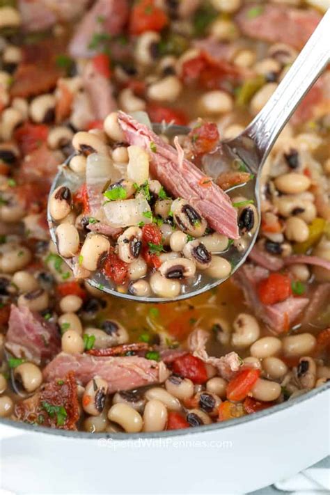 Black Eyed Peas with Ham Hocks are easy to cook and make a great hearty ...