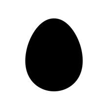 Egg Silhouette Clipart Template Free Stock Photo - Public Domain Pictures