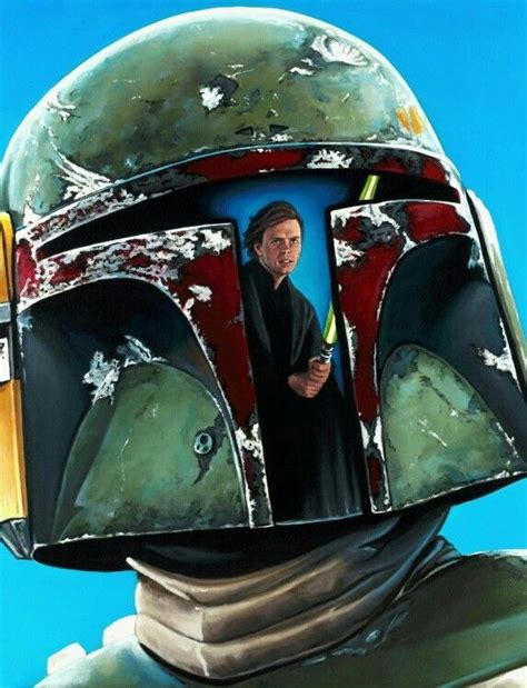 HELMET REFLECTIONS - BOBA FETT | Star wars artwork, Star wars art, Star ...